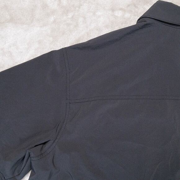 Columbia Dark Gray Causal Button Down Short Sleeve Shirt Mens Size XXL - Picture 12 of 15